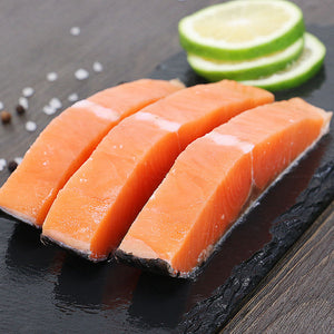 Salmon Fresh Farm Raised Industrial A Portion Skin On 6 Oz un x 6 oz